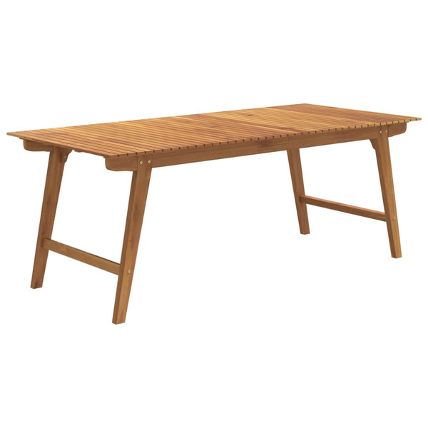7 Piece Garden Dining Set Solid Wood Acacia Outdoor Dining Sets