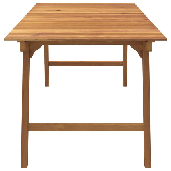 7 Piece Garden Dining Set Solid Wood Acacia Outdoor Dining Sets