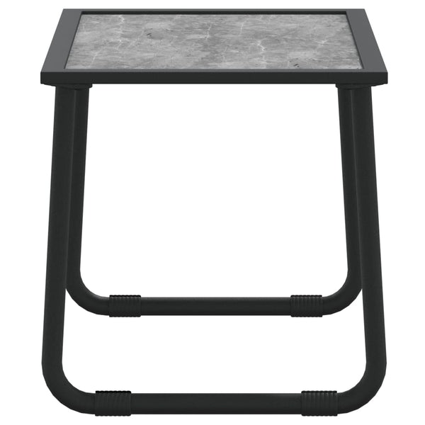 3 Piece Garden Lounge Set With Cushions Anthracite Steel Loungers