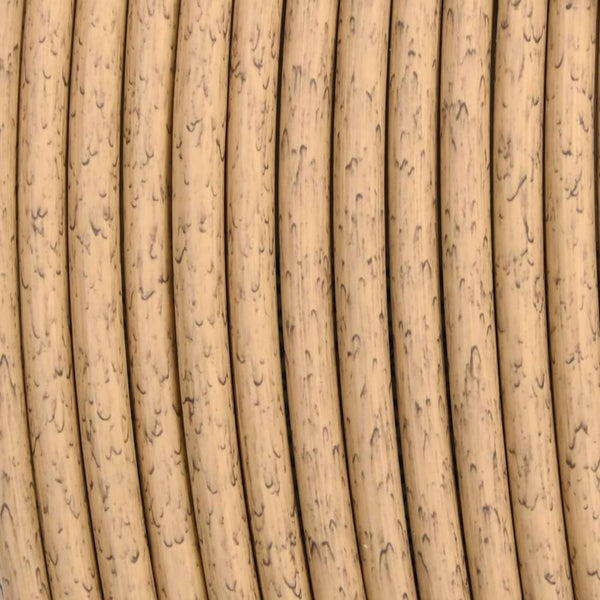 3 Piece Garden Lounge Set With Dark Grey Cushions Poly Rattan Loungers