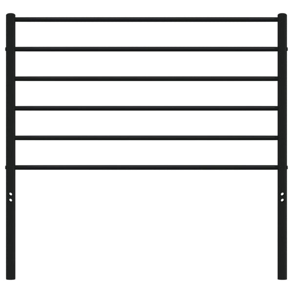 Metal Headboard Black 107 Cm Single Bed Frames