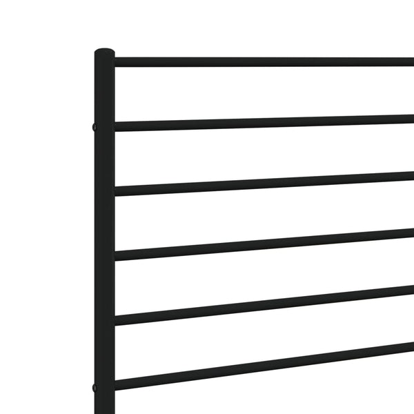 Metal Headboard Black 107 Cm Single Bed Frames