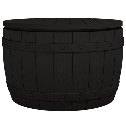 3 In 1 Garden Storage Box Black Polypropylene Storage Boxes