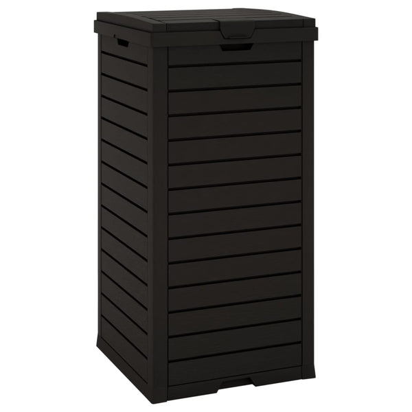 Outdoor Garbage Bin Black 41X41x86 Cm Polypropylene Rubbish Bins
