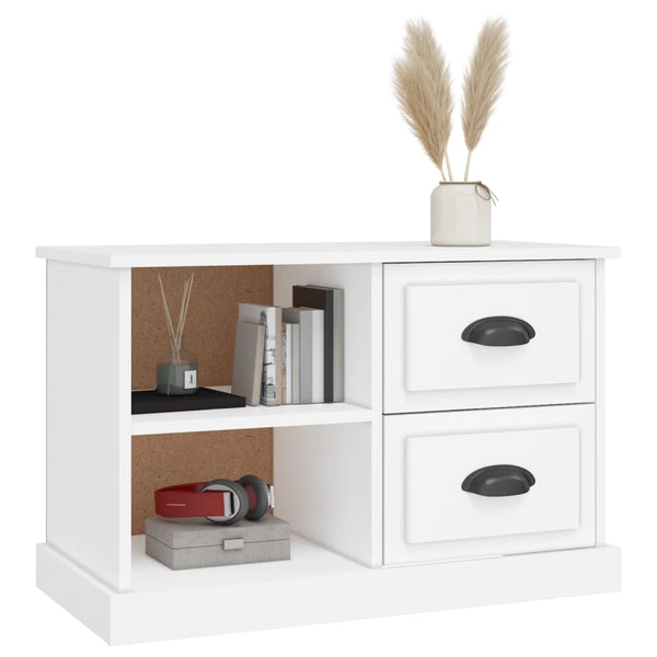 Tv Cabinet White 73X35.5X47.5 Cm Engineered Wood Tv Stands & Entertainment Units