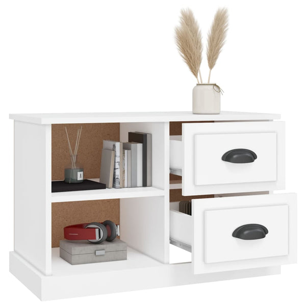 Tv Cabinet White 73X35.5X47.5 Cm Engineered Wood Tv Stands & Entertainment Units