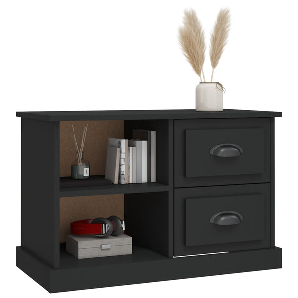Tv Cabinet Black 73X35.5X47.5 Cm Engineered Wood Tv Stands & Entertainment Units