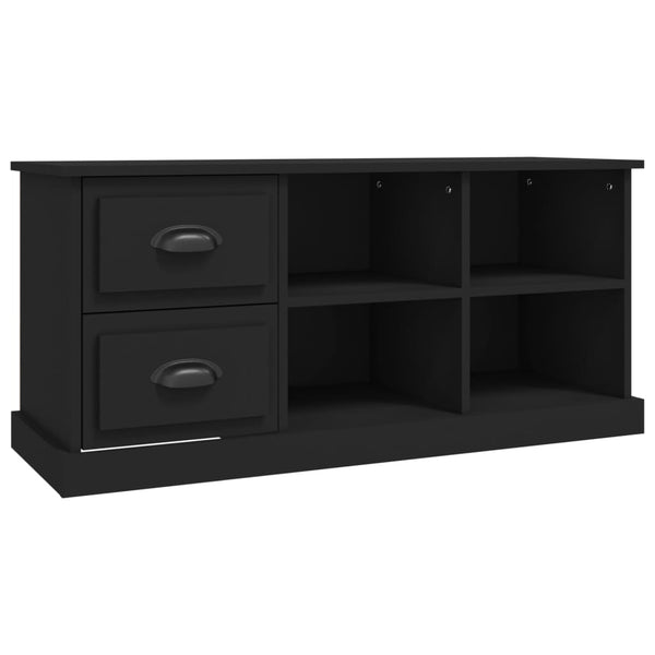 Tv Cabinet Black 102X35.5X47.5 Cm Engineered Wood Tv Stands & Entertainment Units