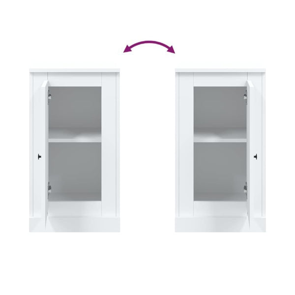 Sideboard White 37.5X35.5X67.5 Cm Engineered Wood Sideboards & Buffets