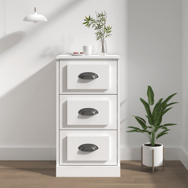 Sideboard White 36X35.5X67.5 Cm Engineered Wood Sideboards & Buffets