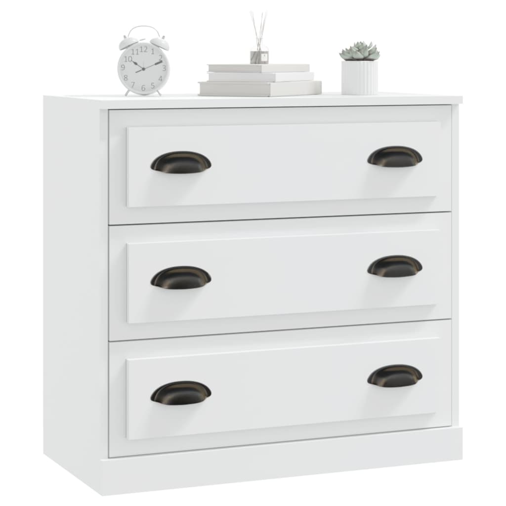 Sideboard White 70X35.5X67.5 Cm Engineered Wood Sideboards & Buffets