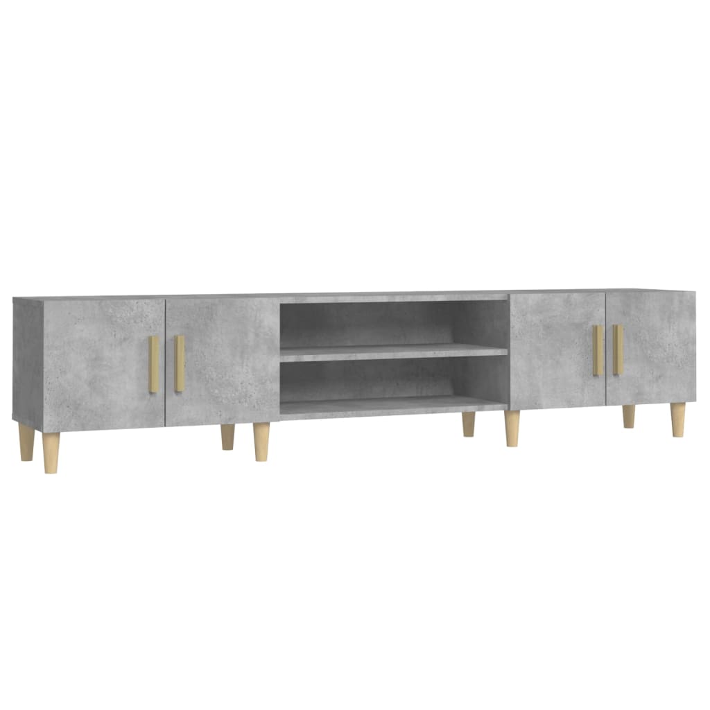 Tv Cabinet Concrete Grey 180X31.5X40 Cm Engineered Wood Tv Stands & Entertainment Units