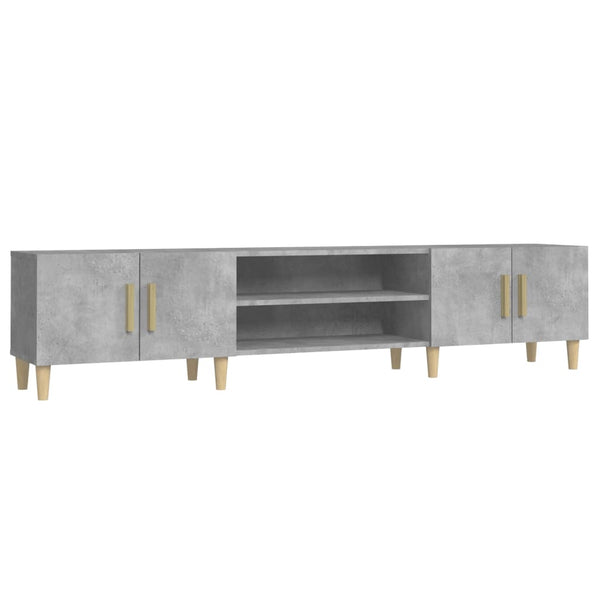 Tv Cabinet Concrete Grey 180X31.5X40 Cm Engineered Wood Tv Stands & Entertainment Units