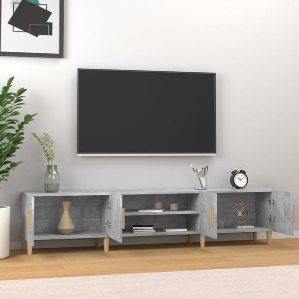 Tv Cabinet Concrete Grey 180X31.5X40 Cm Engineered Wood Tv Stands & Entertainment Units