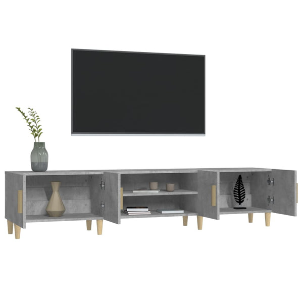 Tv Cabinet Concrete Grey 180X31.5X40 Cm Engineered Wood Tv Stands & Entertainment Units