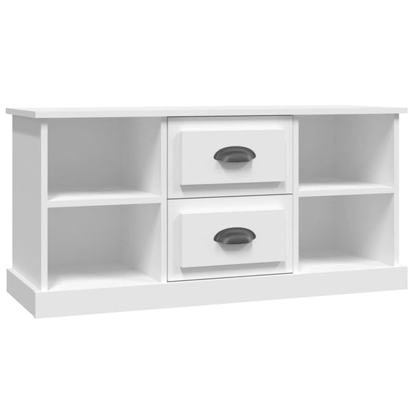 Tv Cabinet White 99.5X35.5X48 Cm Engineered Wood Tv Stands & Mounts