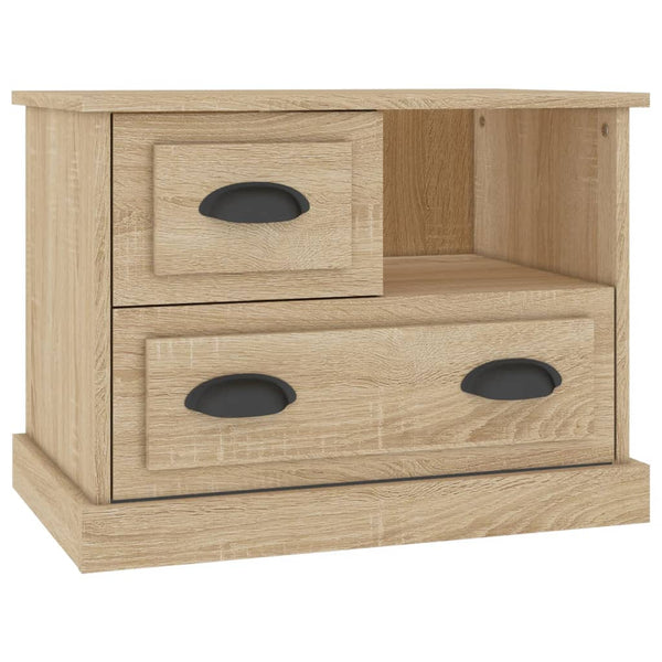 Bedside Cabinet Sonoma Oak 60X39x45 Cm Bedside Tables