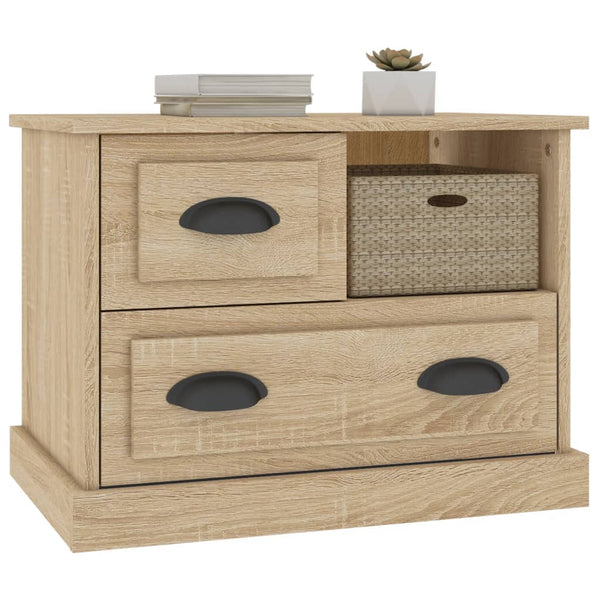 Bedside Cabinet Sonoma Oak 60X39x45 Cm Bedside Tables