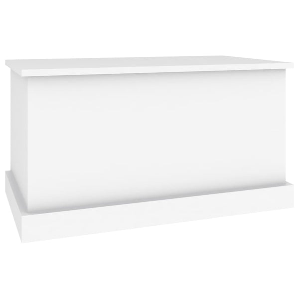 Storage Box White 70X40x38 Cm Engineered Wood Storage Boxes