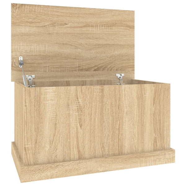 Vidaxl Storage Box Sonoma Oak 70X40x38 Cm Engineered Wood Blanket Boxes