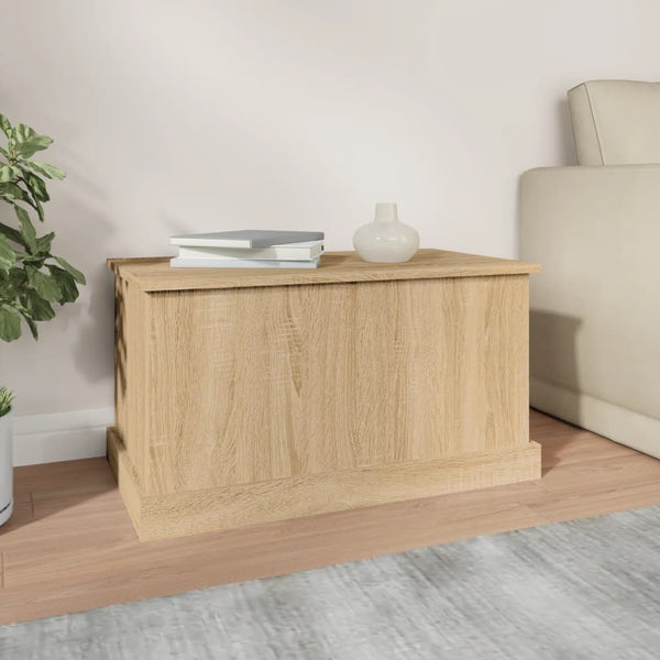 Vidaxl Storage Box Sonoma Oak 70X40x38 Cm Engineered Wood Blanket Boxes