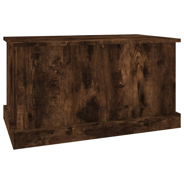 Vidaxl Storage Box Smoked Oak 70X40x38 Cm Engineered Wood Storage Boxes