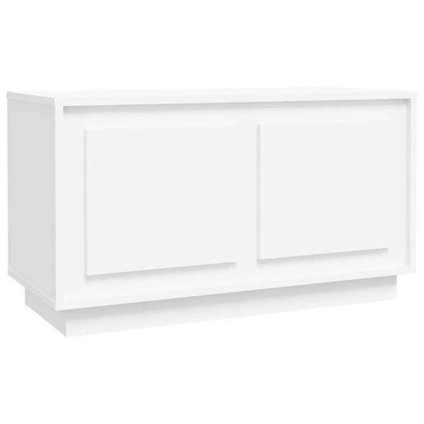 Tv Cabinet White 80X35x45 Cm Engineered Wood Tv Stands & Entertainment Units