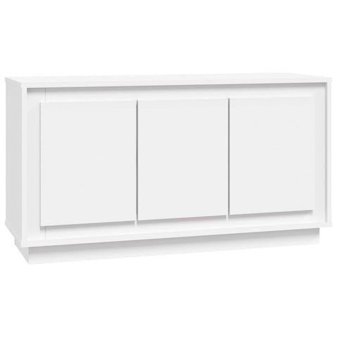 Sideboard White 102X35x55 Cm Engineered Wood Sideboards & Buffets