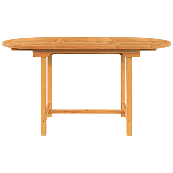 Patio & Garden Tables Extending Garden Table 110 160X80x75 Cm Solid Wood Teak