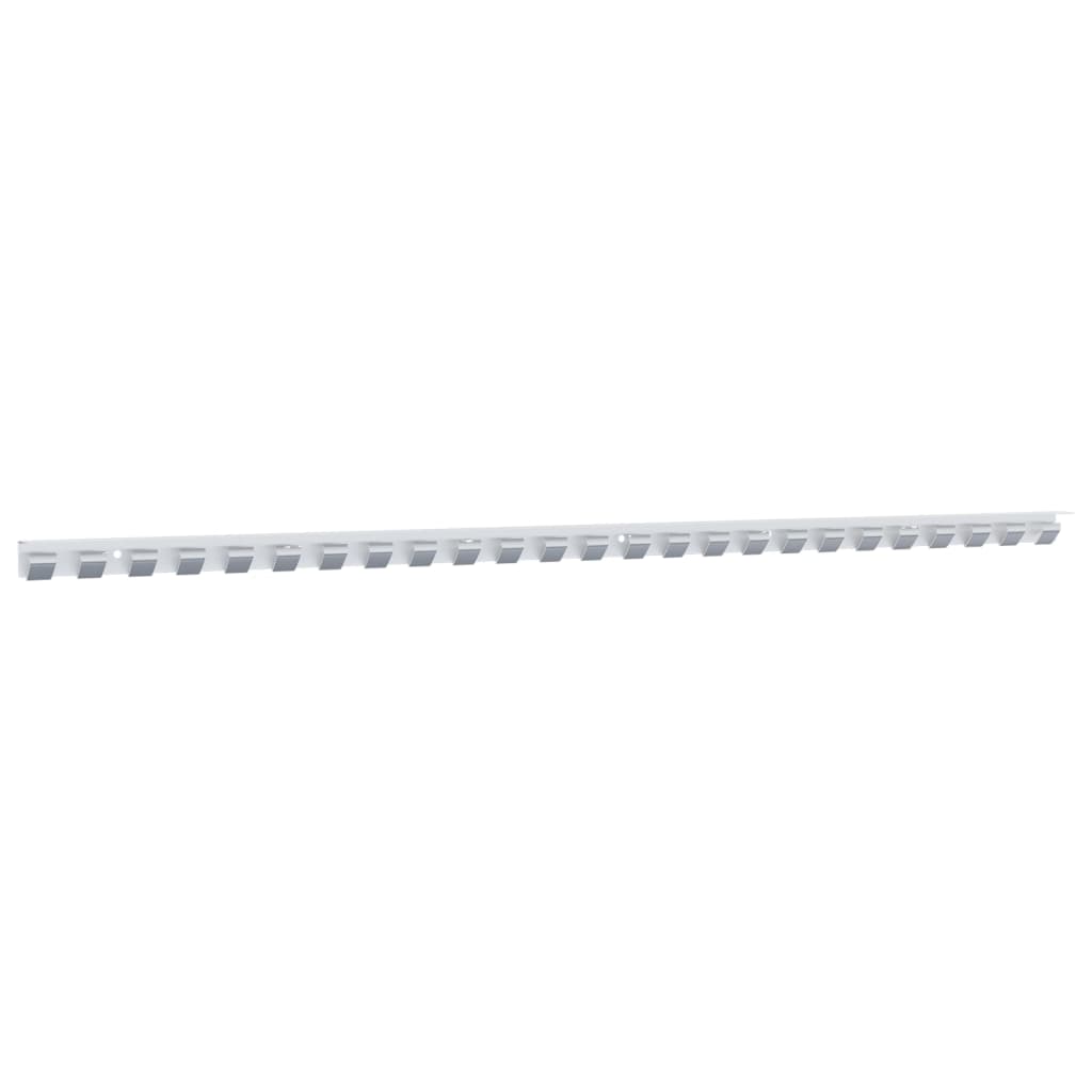 Curtains & Drapes Mounting Rail Silver 1 Stainless Steel