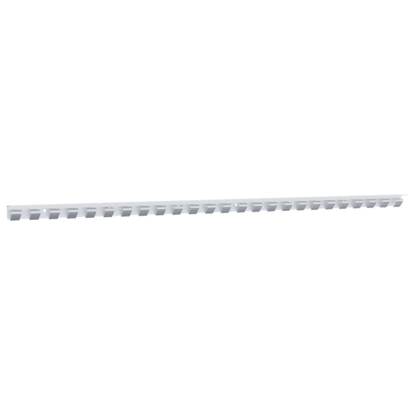 Curtains & Drapes Mounting Rail Silver 1 Stainless Steel