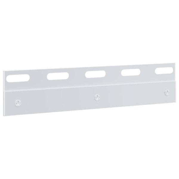 Connecting Plates 6 Pcs Silver 20 Cm Stainless Steel Curtains & Drapes