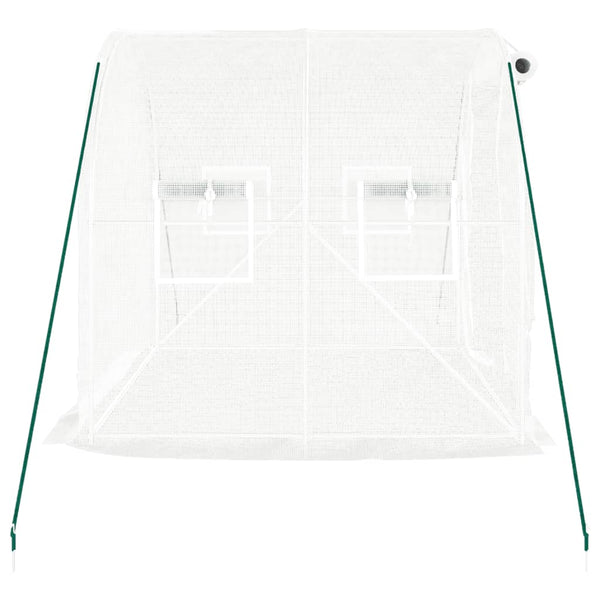 Greenhouse With Steel Frame White 4 Maa 2X2x2 Greenhouses