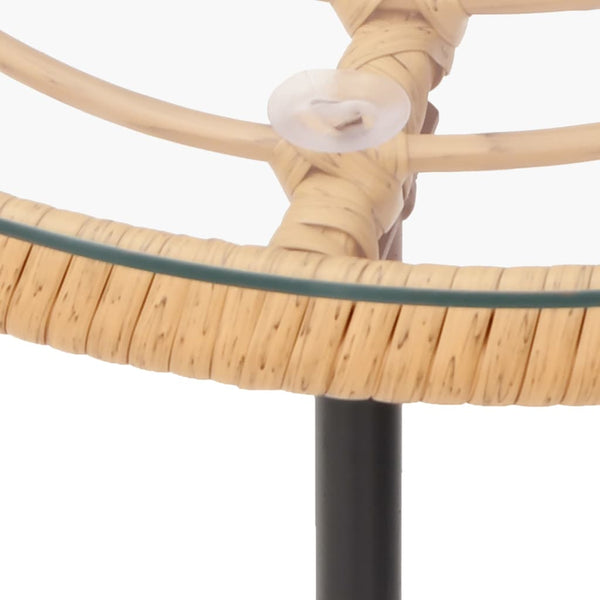 5 Piece Garden Dining Set Poly Rattan Outdoor Dining Sets