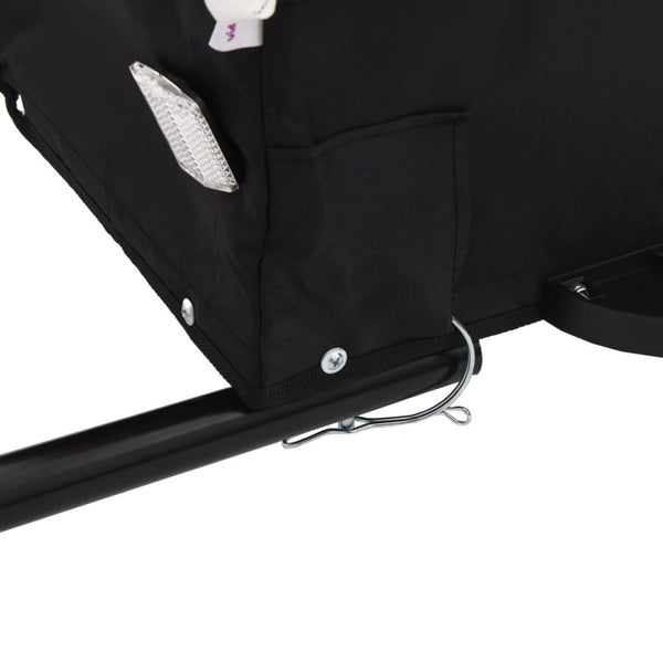 Vidaxl Bike Trailer Black And Yellow 45 Kg Iron Trailers