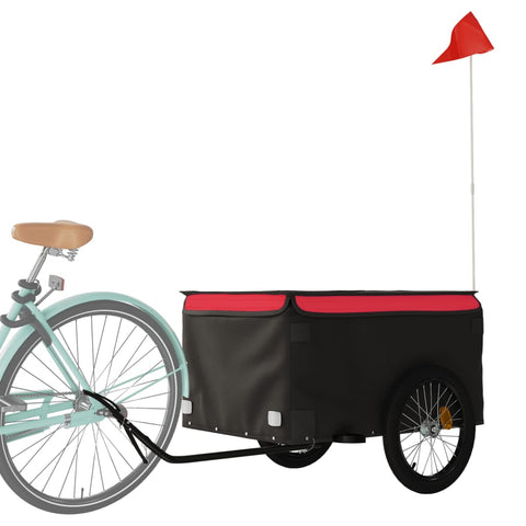 Bike Trailer Black And Red 45 Kg Iron Trailers