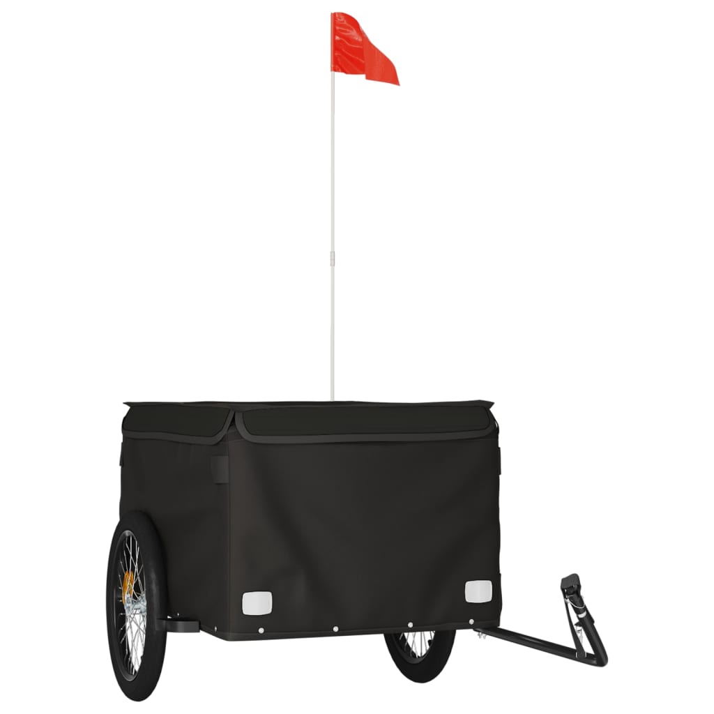 Bike Trailer Black 45 Kg Iron Trailers