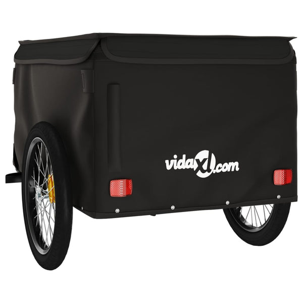 Bike Trailer Black 45 Kg Iron Trailers