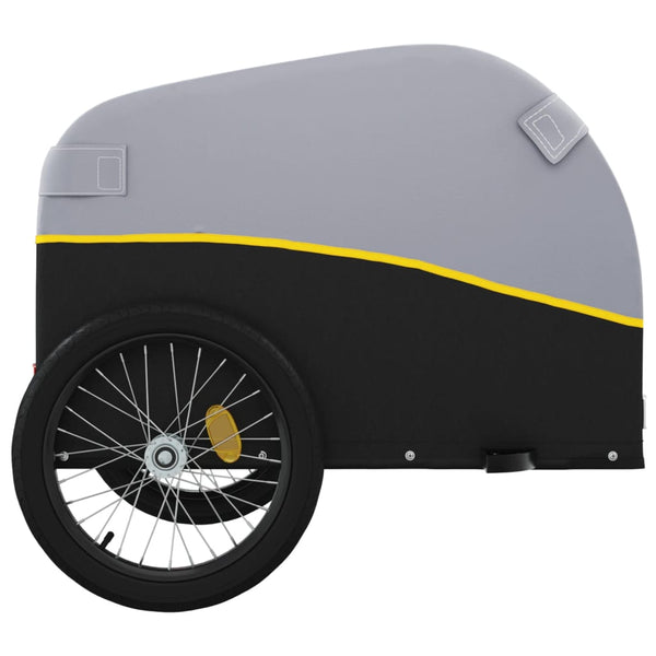 Bike Trailer Black And Yellow 45 Kg Iron Trailers