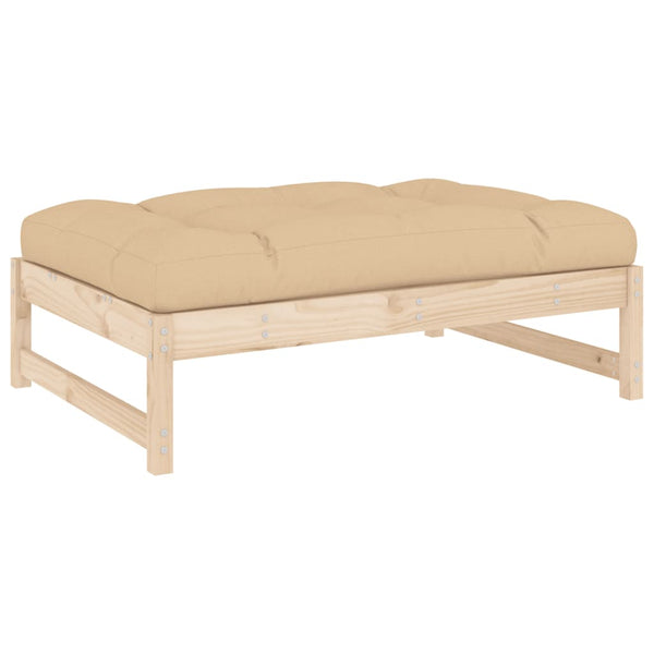 Vidaxl 5 Piece Garden Lounge Set With Cushions Solid Wood Other Patio & Garden Furniture