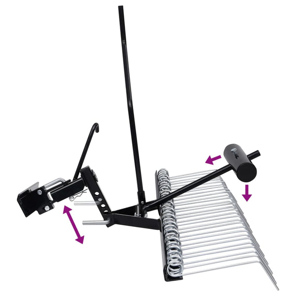 Vidaxl Scarifier For Ride On Mower 109 Cm Lawn Mower Parts