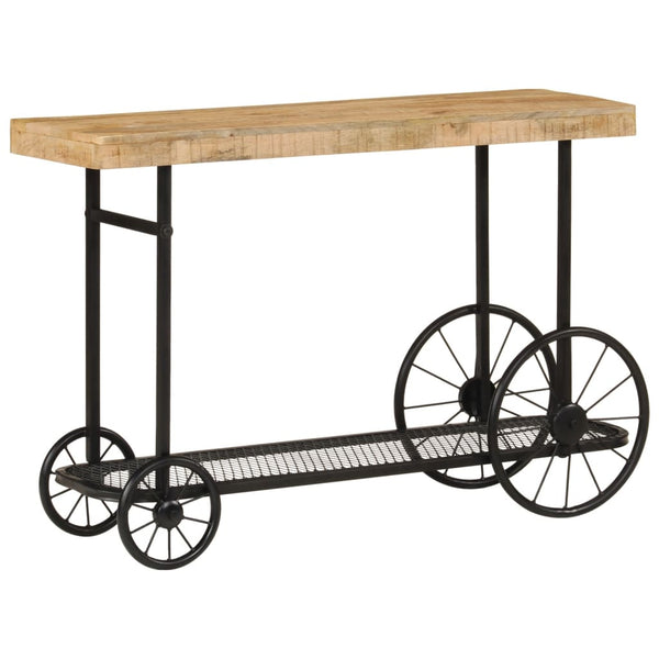 Console Table 112X36x76 Cm Solid Wood Mango And Iron Tables