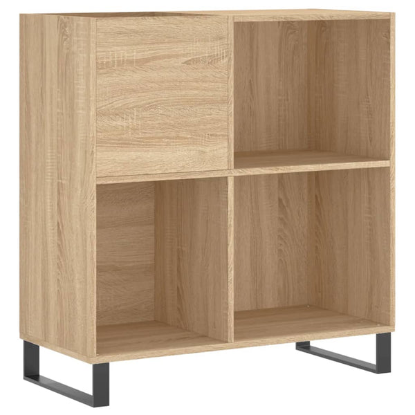 Vidaxl Record Cabinet Sonoma Oak 84.5X38x89 Cm Engineered Wood Cabinets & Cupboards
