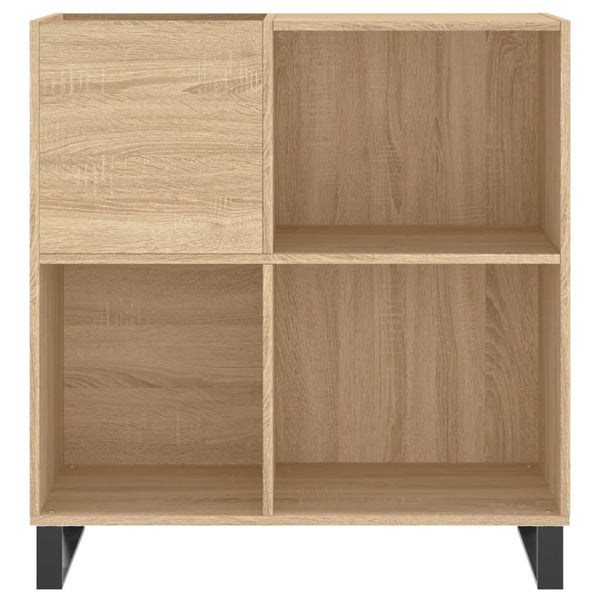 Vidaxl Record Cabinet Sonoma Oak 84.5X38x89 Cm Engineered Wood Cabinets & Cupboards
