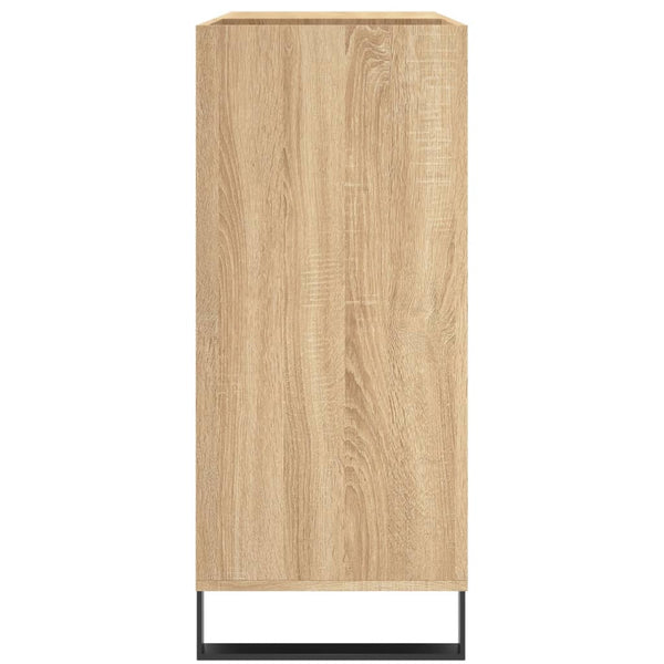 Vidaxl Record Cabinet Sonoma Oak 84.5X38x89 Cm Engineered Wood Cabinets & Cupboards