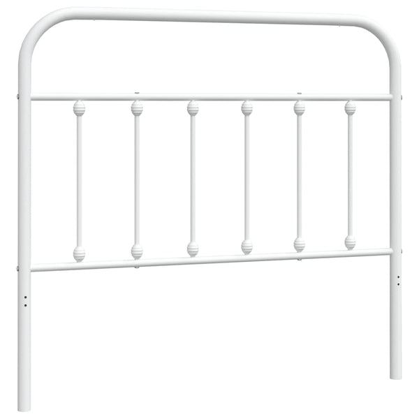 Metal Headboard White 107 Cm King Single Bed Frames