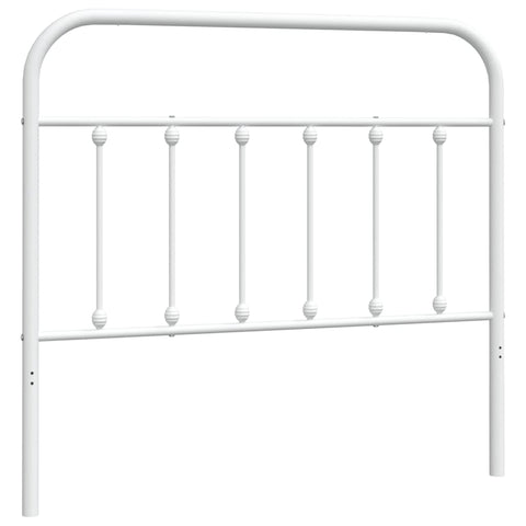Metal Headboard White 107 Cm King Single Bed Frames