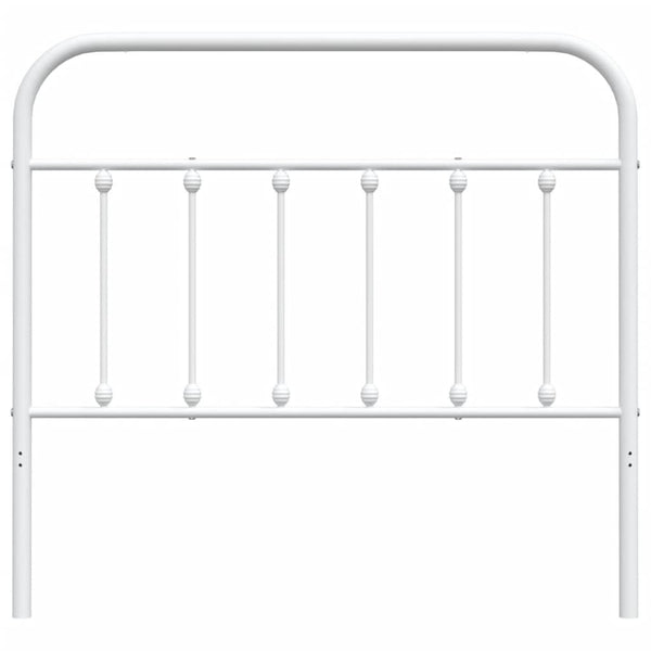 Metal Headboard White 107 Cm King Single Bed Frames