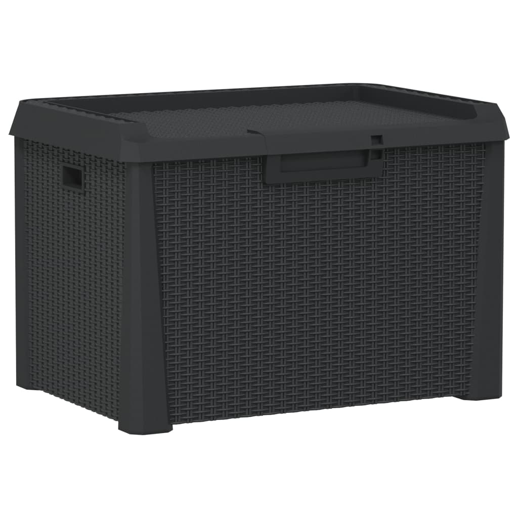 Garden Storage Box Anthracite 125 L Pp Storage Deck Boxes