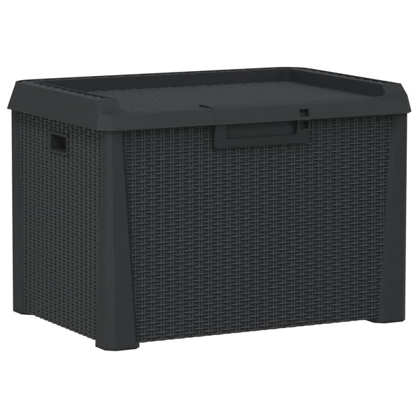 Garden Storage Box Anthracite 125 L Pp Storage Deck Boxes